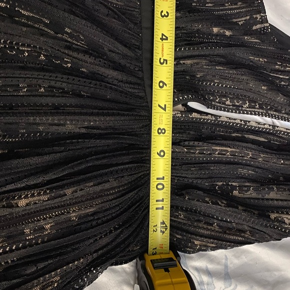 Forever 21 Halter Little Black Dress Crochet Lace Y2K Women's Size Small - Picture 6 of 6